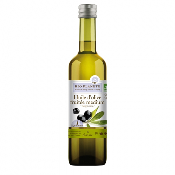 Huile d'olive bio fruité médium Bio Planète 0.5L L'Eau Vive